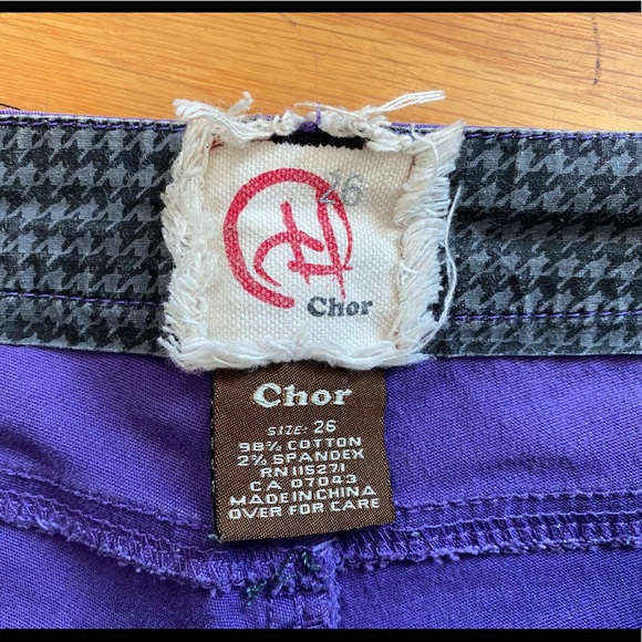 Purple Chor skinny pants - Picture 4 of 4